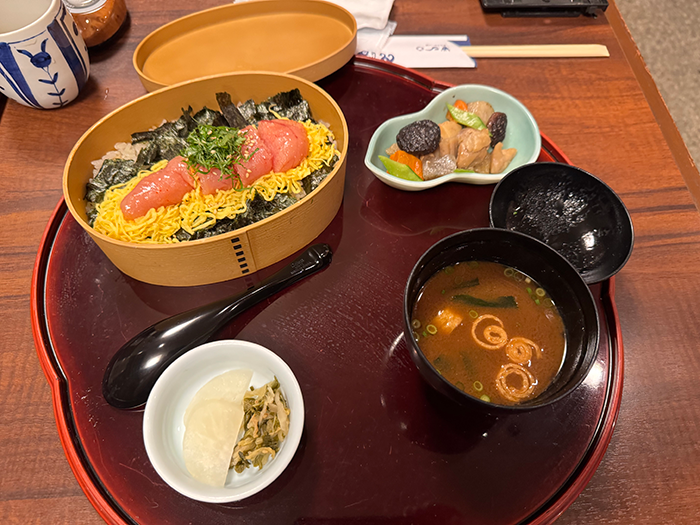 小倉の居酒屋での食事