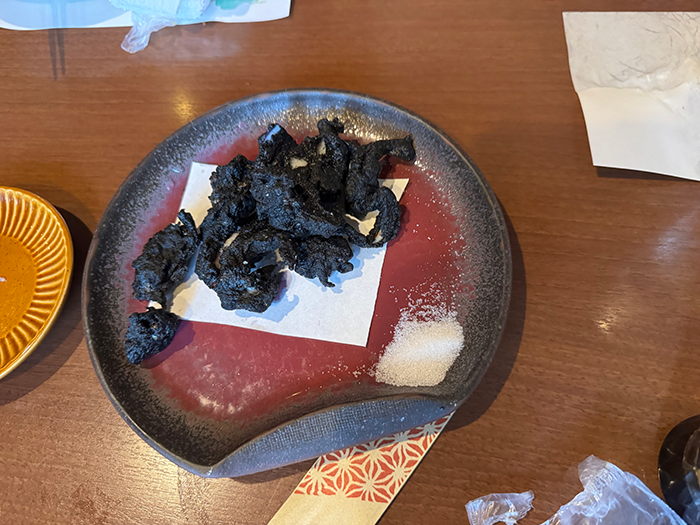 小倉の居酒屋での食事